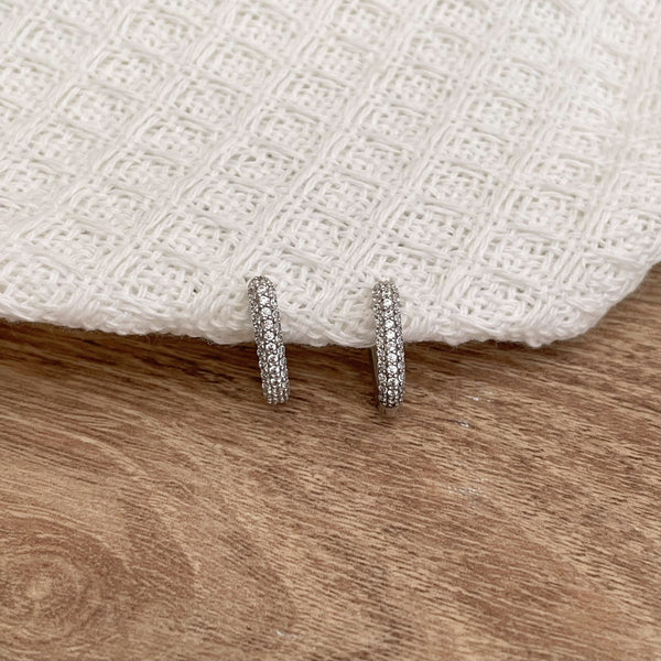 Boucles d'oreilles créoles carrées