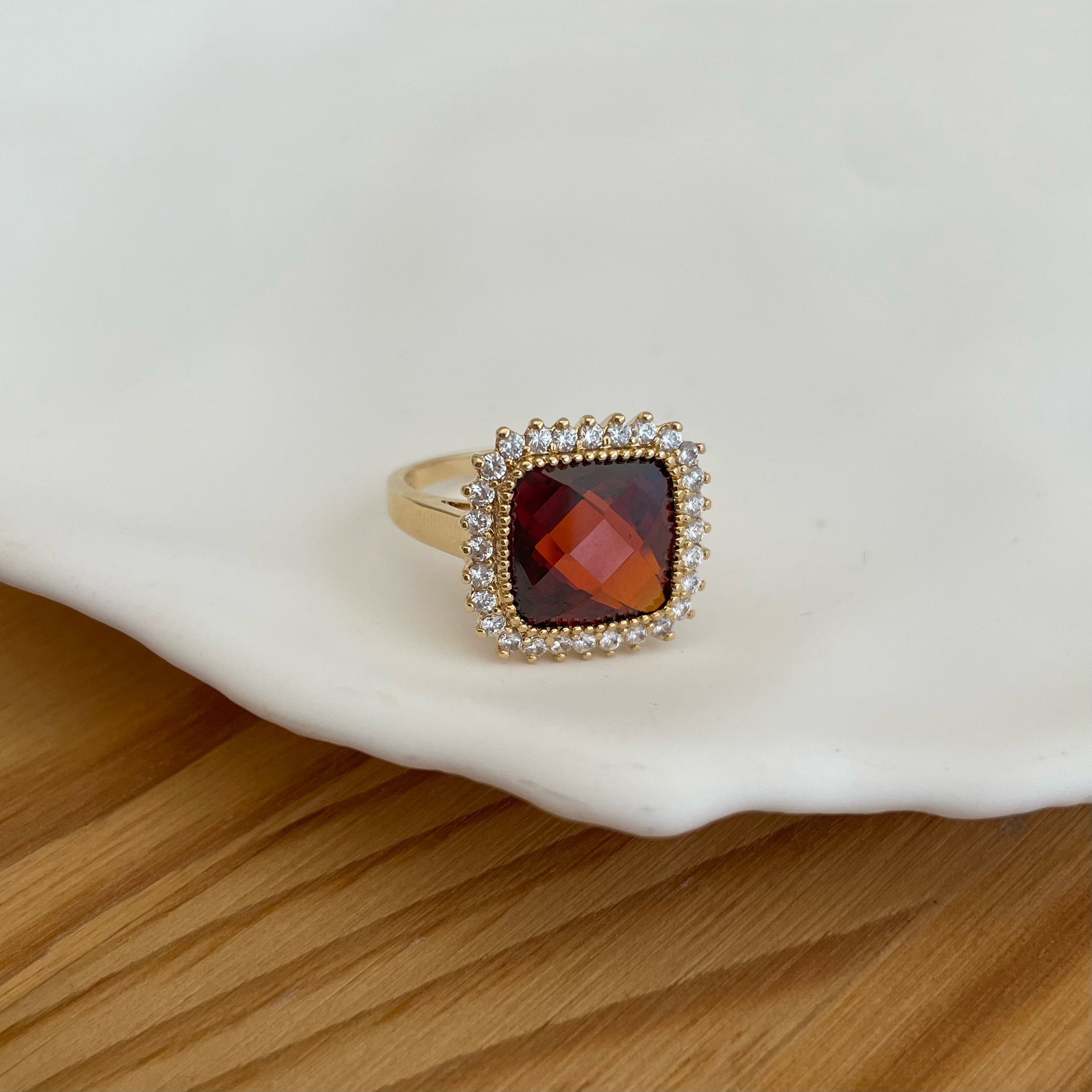 Bague Garance - plaqué or