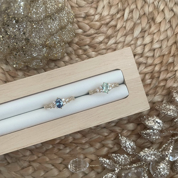Bague Cécilia verte