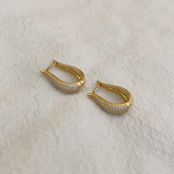 Boucles d’oreilles Nora - plaqué or