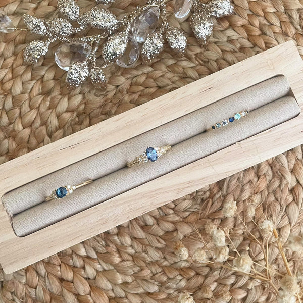 Bague Cécilia bleu