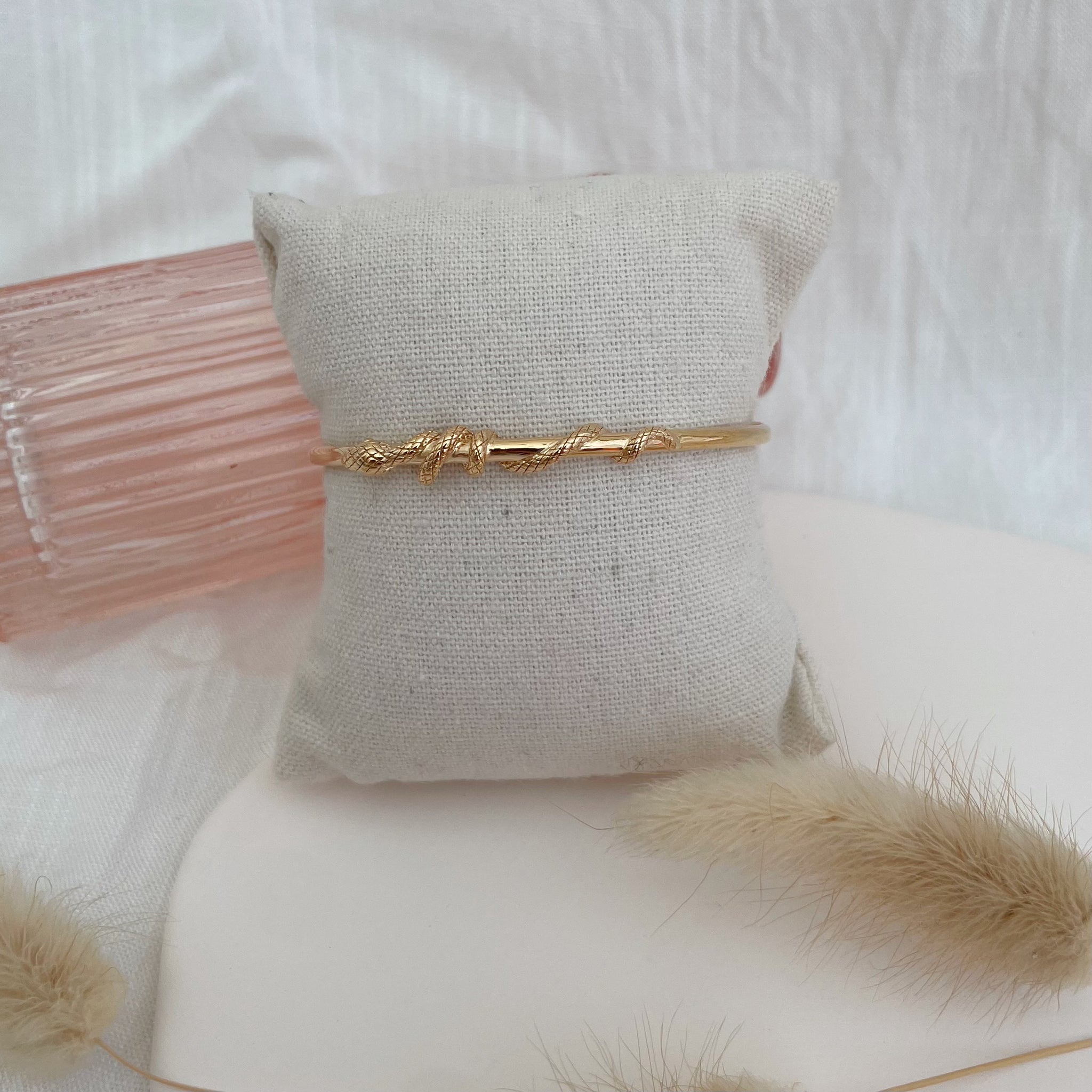 bracelet jonc serpent