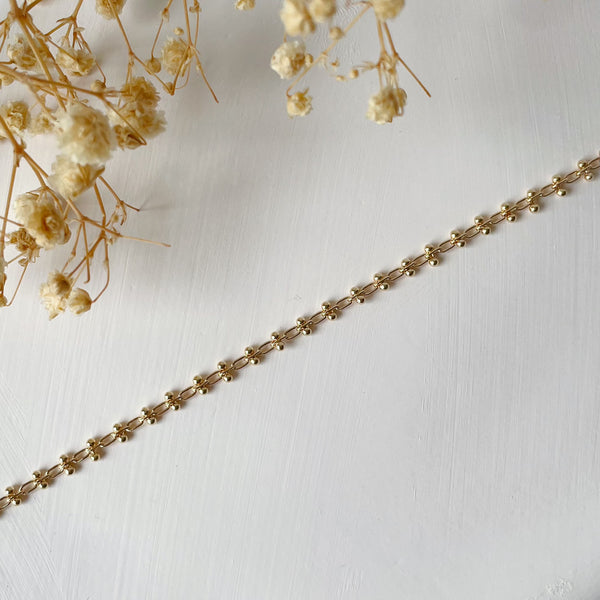 bracelet mailles et billes