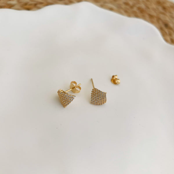 Boucles d’oreilles Roxane - plaqué or