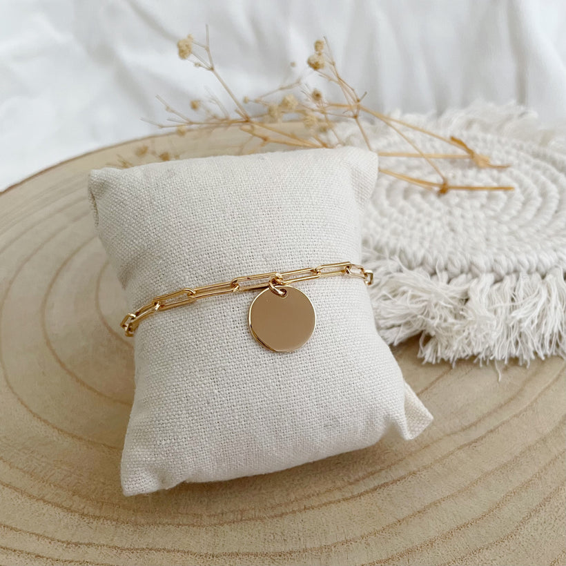 bracelet plaqué or