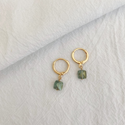 Boucles d’oreilles Emma gros- créoles plaqué or