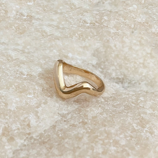 Bague Victoria - plaqué or