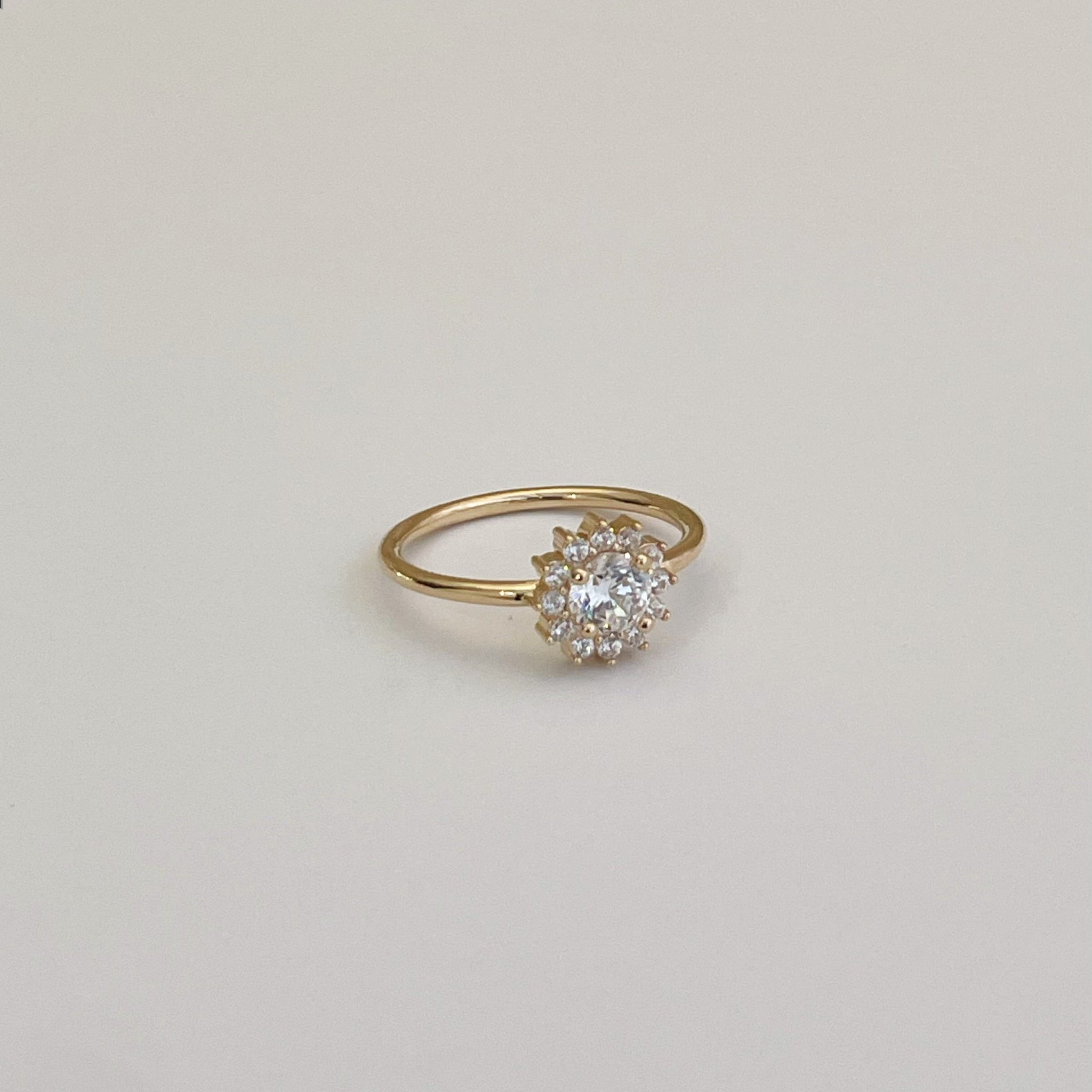 Bague Élisabeth- plaqué or