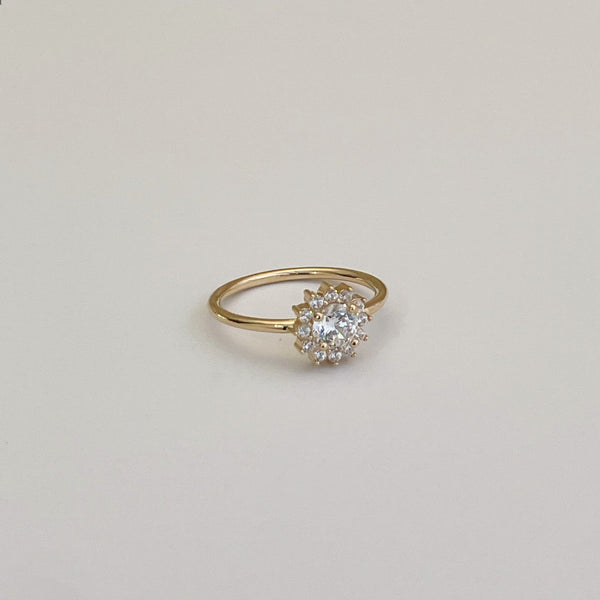 Bague Élisabeth- plaqué or