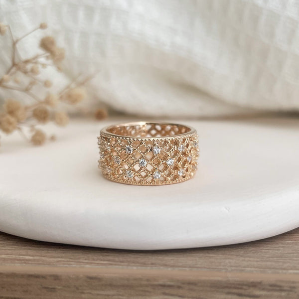 Bague Charlotte - plaqué or