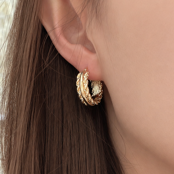 Boucles d’oreilles Frédérique - créole