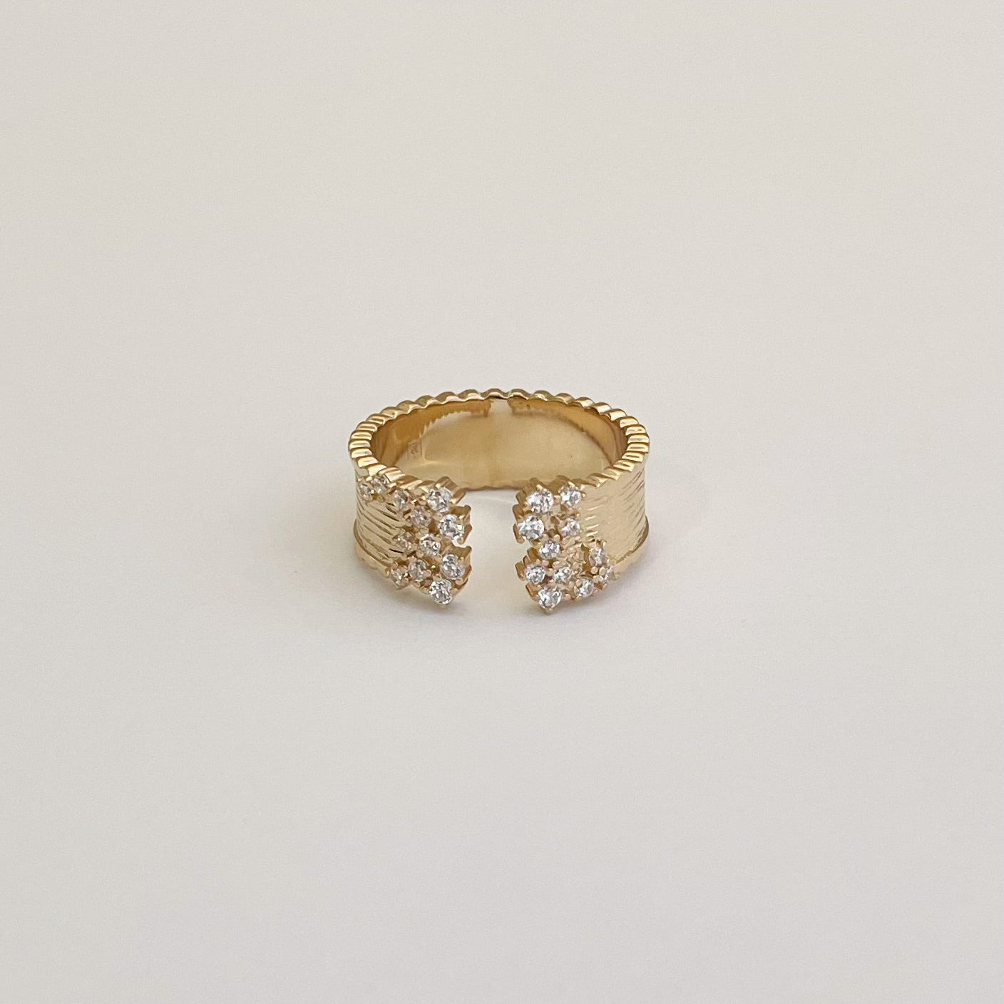 bague Sandra - plaqué or