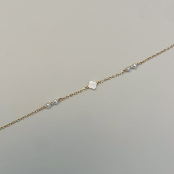 Bracelet Faustine petit trèfle