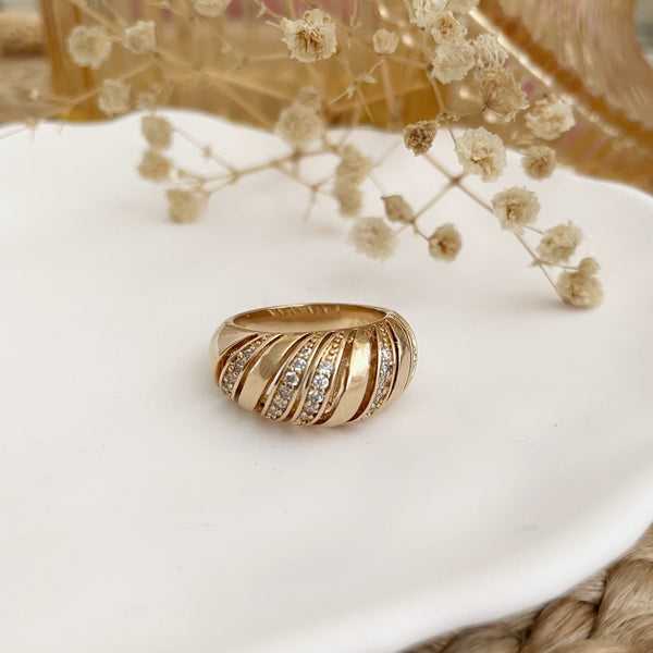 Bague Elie - plaqué or