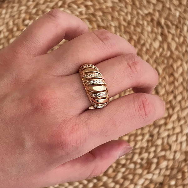 Bague Elie - plaqué or