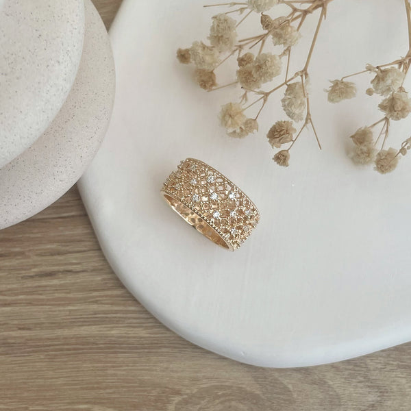 Bague Charlotte - plaqué or