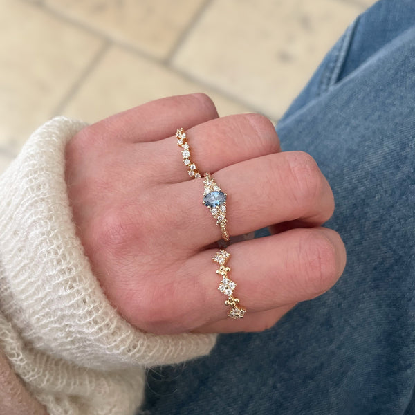 Bague Cécilia bleu