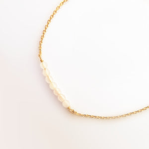 bracelet barrette pierres quartz rose