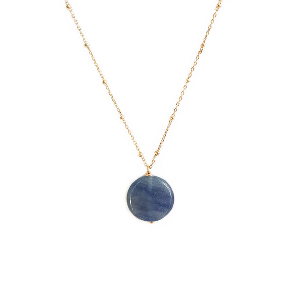 Collier pastille cyanite