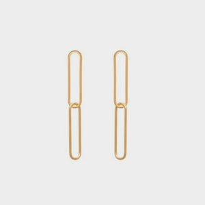 boucles d'oreilles grands maillons