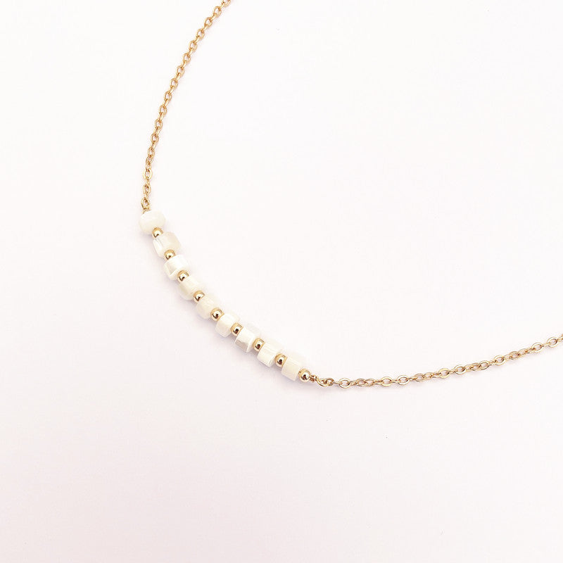 bracelet heishi nacre