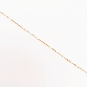 bracelet billes howlite blanc