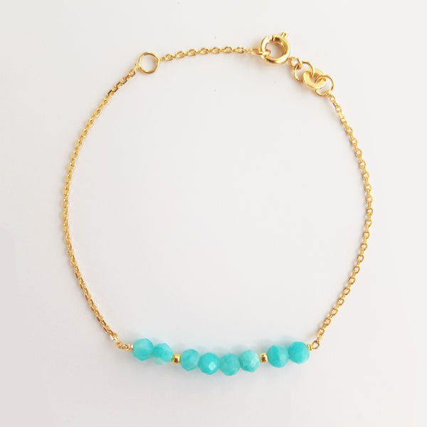 bracelet perle amazonite
