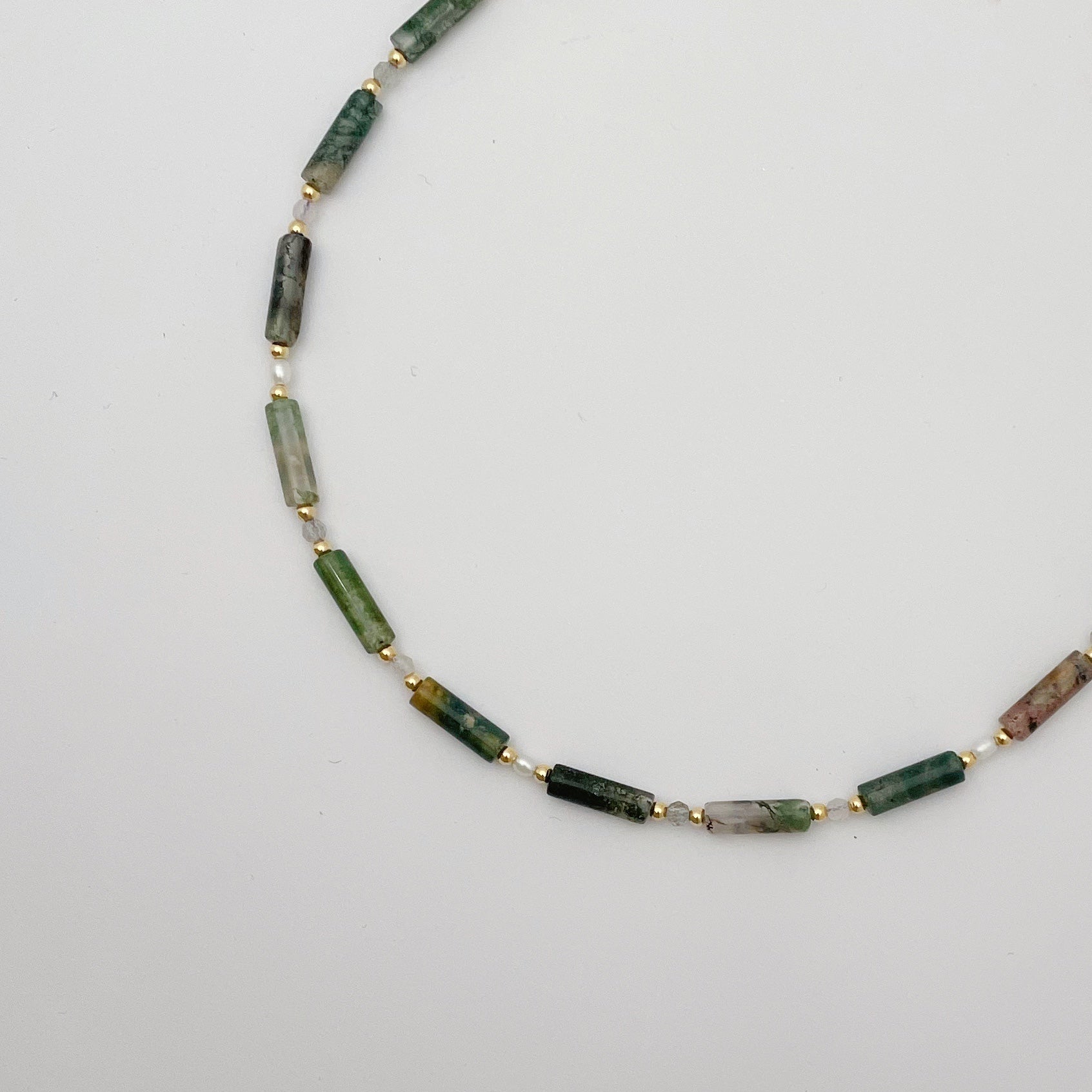 collier agate mousse