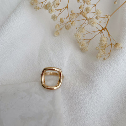 bague carrée