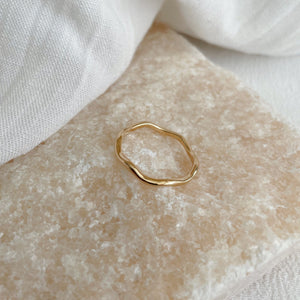bague anneau vague