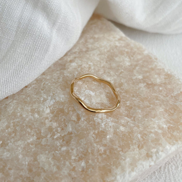 bague anneau vague