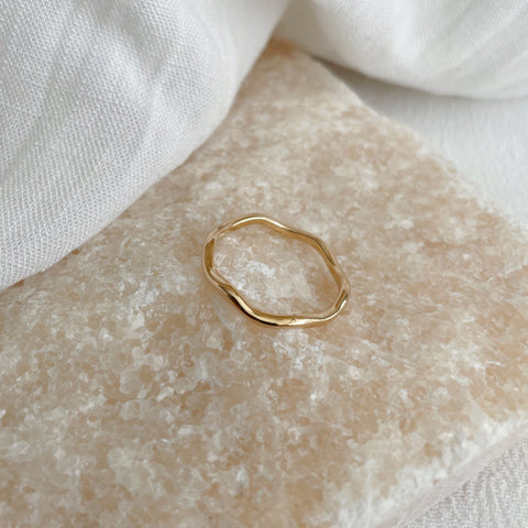 bague anneau vague