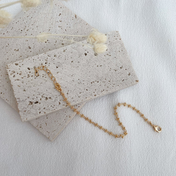 bracelet mailles et billes