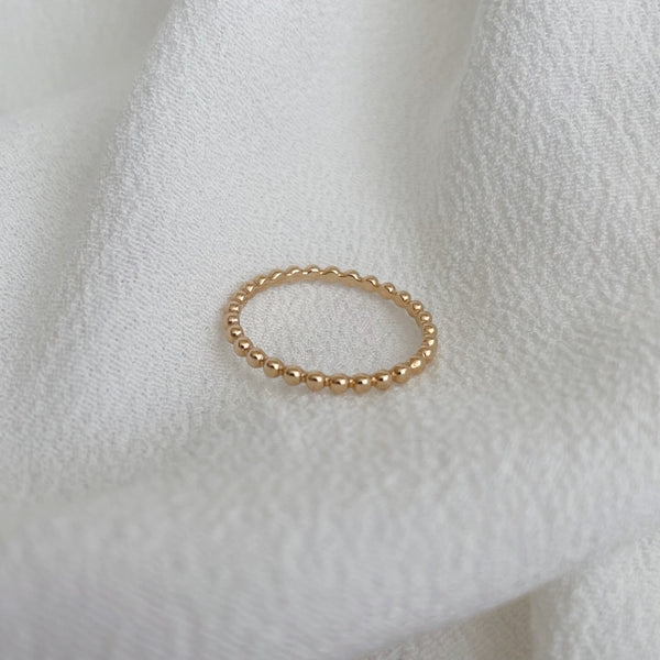 Bague anneau billes