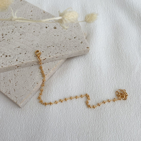 bracelet mailles et billes